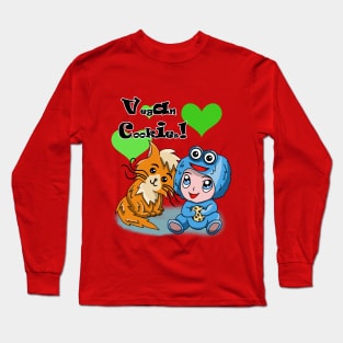 We Love Vegan Cookies! Long Sleeve T-Shirt